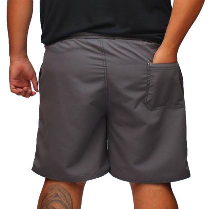 Imagem de Kit 2 Short Bermuda Tactel Tamanho Especial Extra Plus Size Bolsos Elástico Cordão Esporte