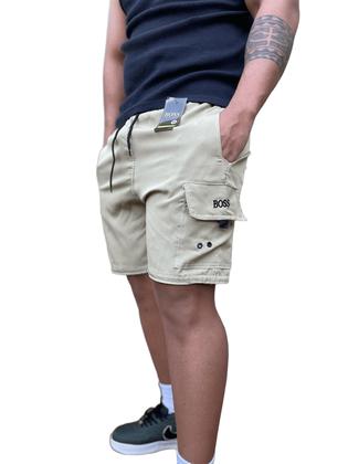 Imagem de kit 2 Short Cargo bermuda Masculino de Elastano 4 Bolsos