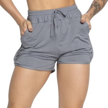 Imagem de KIT 2 Short Com Bolso Verão WLS Modas Shortinho Para Treino Academia Moda Fitness