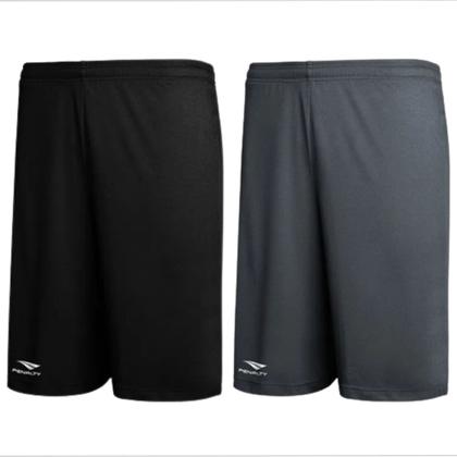 Imagem de Kit 2 Short de Futebol Calção Masculino Penalty Liso Adulto