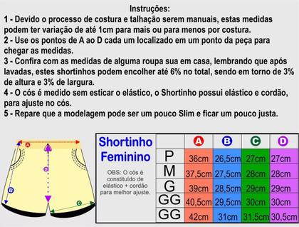 Imagem de Kit 2 Shortinho Feminino MXD Conceito Casual Fitness Cores Diversas