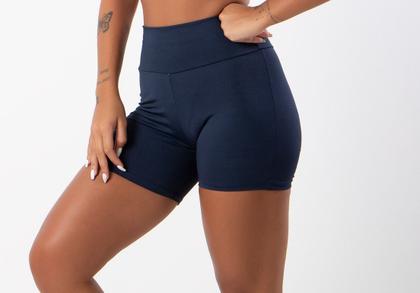 Imagem de kit 2 Shortinhos cintura alta Curto Feminino Fitness Academia Liso