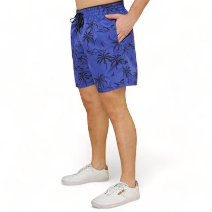 Imagem de KIT 2 Shorts Bermuda  COQUEIRO 1 Tactel Praia Masculina 1083