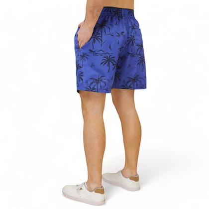 Imagem de KIT 2 Shorts Bermuda  COQUEIRO 1 Tactel Praia Masculina 1083