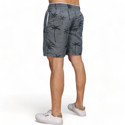 Imagem de KIT 2 Shorts Bermuda  COQUEIRO 1 Tactel Praia Masculina 1083