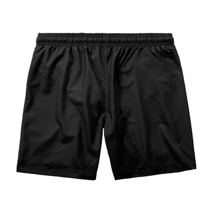 Imagem de Kit 2 Shorts Bermudas Resina Liso e Listrado Masculino Tactel