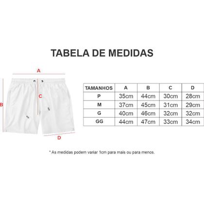 Imagem de Kit 2 Shorts Bermudas Resina Liso e Listrado Masculino Tactel