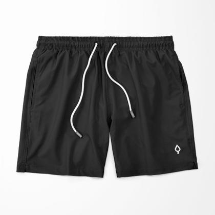 Imagem de Kit 2 Shorts Bermudas Resina Liso Lisa Masculino Tactel Básico