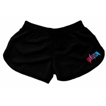 Imagem de Kit 2 Shorts Casal Bermuda em Tactel Estampado Ele e Ela Namorados