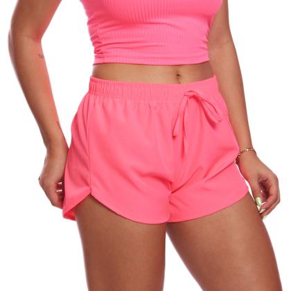 Imagem de Kit 2 Shorts Feminino Tactel Moda Praia Piscina Verão Adulto