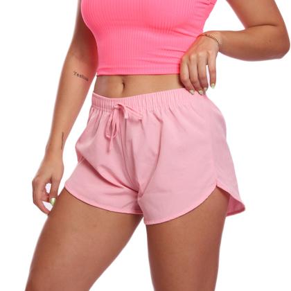 Imagem de Kit 2 Shorts Feminino Tactel Moda Praia Piscina Verão Adulto