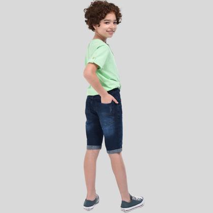 Imagem de Kit 2 shorts jeans infantil juvenil coloridos 10 ao 16