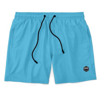 Kit 2 Shorts Life Bermuda Masculino Básico Praia Mauricinho Tactel Verão Imagem de Kit 2 Shorts Life Bermuda Masculino Básico Praia Mauricinho Tactel Verão