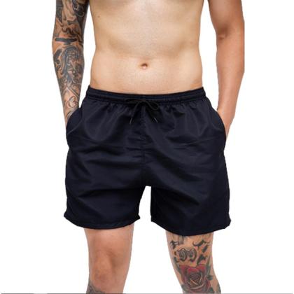 Imagem de Kit 2 Shorts Praia Masculino Bermuda Tactel Academia Treino Liso Praia