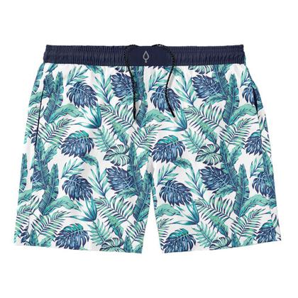 Imagem de Kit 2 Shorts Resina Bermuda Tactel Liso e Estampado Masculino Mauricinho