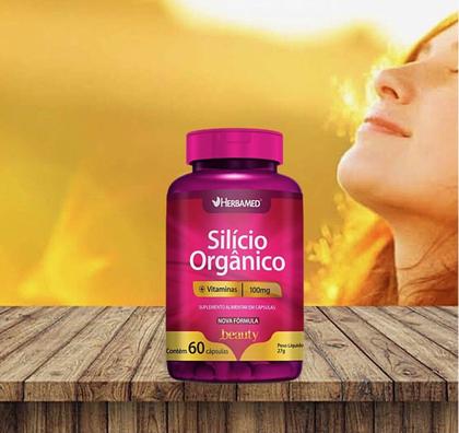 Imagem de Kit 2 Silício Orgânico + Vitaminas 60 Caps Herbamed Beauty