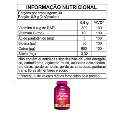 Imagem de Kit 2 Silício Orgânico + Vitaminas 60 Caps Herbamed Beauty