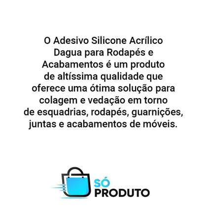 Imagem de Kit 2 Silicone Acrilico Dagua Rodapés Acabamentos Cinza