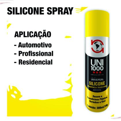 Imagem de Kit 2 Silicone Spray Lubrificante Alta Proteção Tradicional