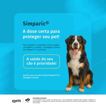 Imagem de Kit 2 Simparic Antipulgas e Carrapatos para Cães de 1,3 a 2,5kg 1 Comprimido 5mg Zoetis
