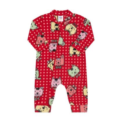 Imagem de Kit 2 Soft Macacão Infantil Menina e Menino Flaneladinho e Quentinho Perfeito Para os dias Mais frios