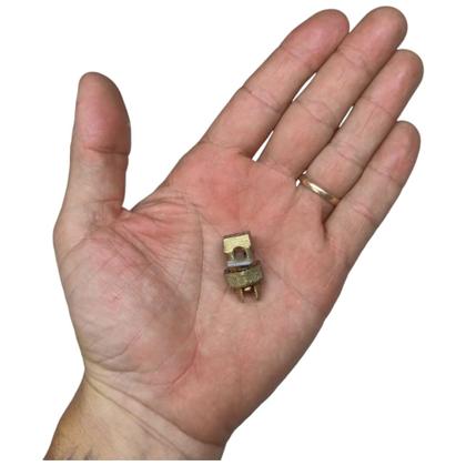 Imagem de Kit 2 Split Bolt de Bronze 16mm Parafuso Fendido para Emenda Cabos Bimetálico