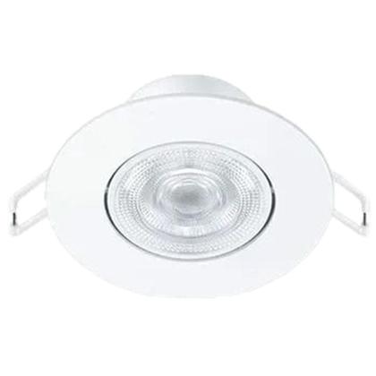 Imagem de Kit 2 Spot Led Philips Redondo Embutir 6.2w Luz Branca 6500K