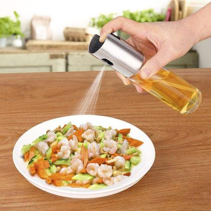 Imagem de KIT 2 SPRAY PULVERIZADOR GALHETEIRO VINAGRE AZEITE 100ml (PRATA )