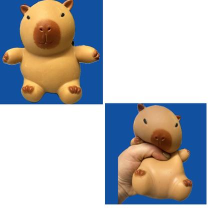 Imagem de Kit 2 Squishy Capivara Alívio Estresse Apertar Anti-stress