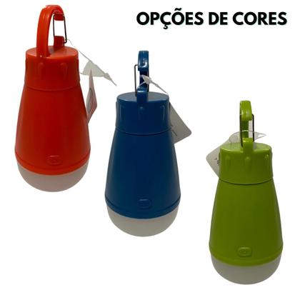 Imagem de Kit 2 Super Lâmpadas de Camping Led Barraca Pesca Lanterna Portátil Com Gancho