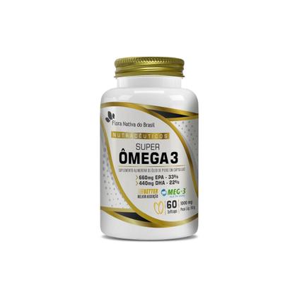 Imagem de Kit 2 Super Omega 3 Meg-3 2x60 cápsulas  Flora Nativa do Brasil