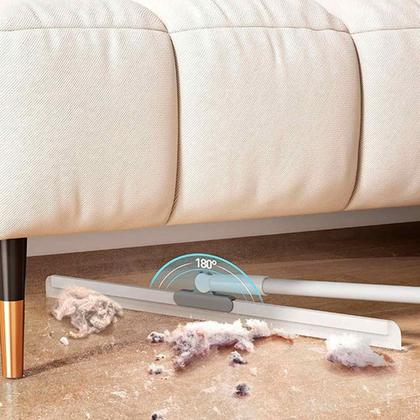 Imagem de kit 2 Super Rodos Mágico Silicone Multiuso Pisos Vidro Vassoura 1,50m Pisos Vidros Janela Limpeza Giratório Esfregão