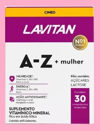 Imagem de Kit 2 Suplemento Vitamina Lavitan A-Z Mulher 60 Cpr - Cimed
