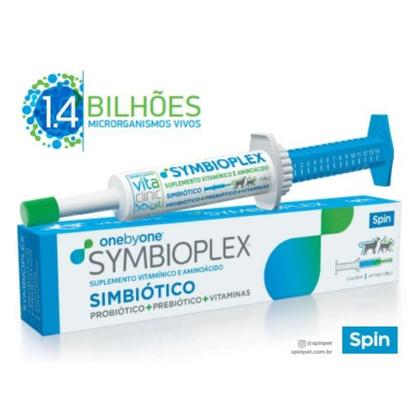 Imagem de Kit 2 Suplementos Simbiótico P/ Cão Gato SYMBIOPLEX SpinPet