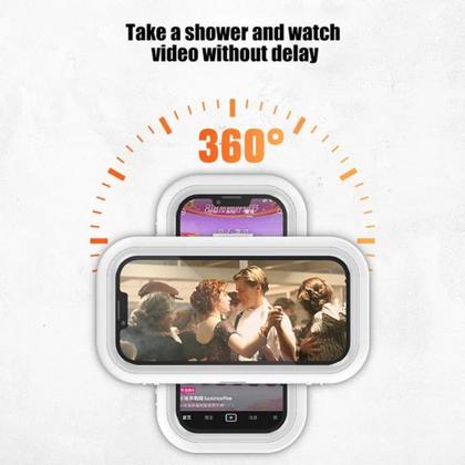 Imagem de Kit 2 Suporte Capa de Telefone de Chuveiro Com Rotação de 360 graus para Cozinha SH-004