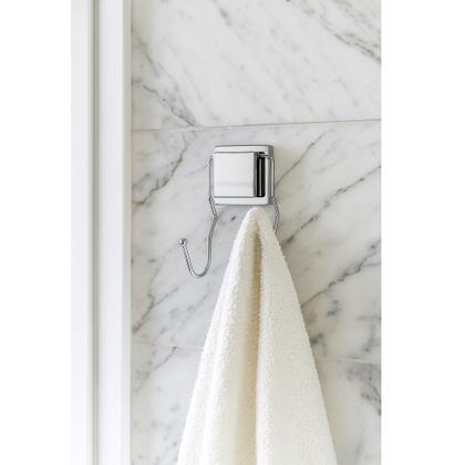 Imagem de Kit 2 Suporte Com 2 Ganchos Fixação Por Ventosa Arthi