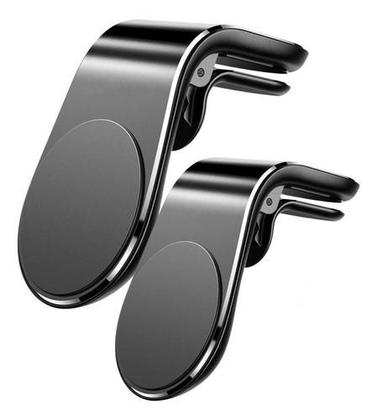 Imagem de Kit 2 Suporte de Celular Magnético Veicular Universal Giratório 360 Com Imã Para Motoristas Carro 