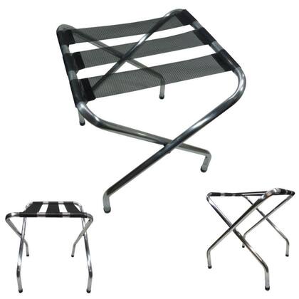 Imagem de Kit 2 Suporte De Malas Dobrável Alumínio Hotel Até 100kg - Zaka