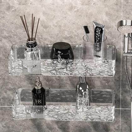 Imagem de Kit 2 Suporte De Shampoo Sabonete Prateleira Banheiro Parede