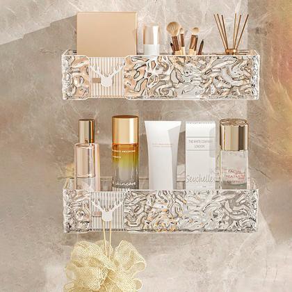 Imagem de Kit 2 Suporte De Shampoo Sabonete Prateleira Banheiro Parede