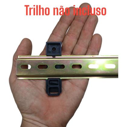Kit 2 Suporte Fixação Trilho Din 35mm Abs Multiuso Universal SPTR ...