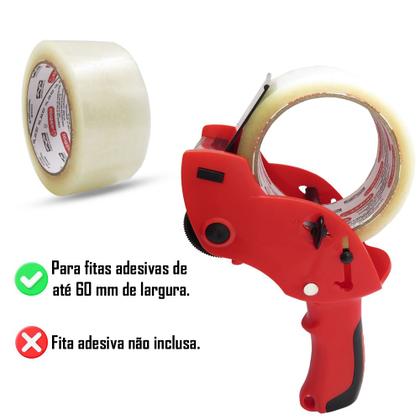 Imagem de Kit 2 Suportes Aplicadores Para Fitas Adesivas Durex Largo Adelbras