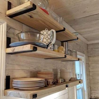 Imagem de Kit 2 Suportes Mão Francesa Invertida Par 20cm de Ferro 25mm