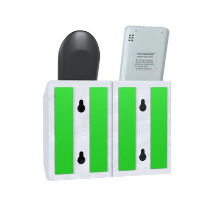 Imagem de Kit 2 Suportes Modular de Parede Compatível com Controle Remoto Universal Ar Condicionado TV Pasta Escova de Dente