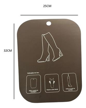 Imagem de Kit 2 Suportes Para Botas Flexível My Closet Organizadores