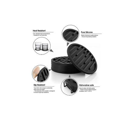 Imagem de Kit 2 Suportes para Copos em Plástico Resistente Durável