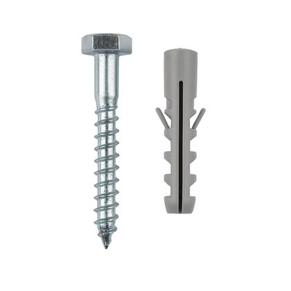 Imagem de Kit 2 Suportes Tubulares 3 Furos de Parafusar Pia 40 cm - NV401P