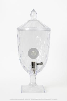 Imagem de Kit 2 Suqueira com Tampa Diamond de Acrílico 4,5 Litros