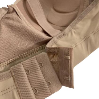 Imagem de Kit 2 Sutiã Feminino Sustentação Com Alça Reforçada Detalhe Fita Bojo Íntimo Reforçado Microfibra