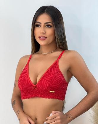 Imagem de Kit 2 Sutiã Renda Sem Bojo Forrado Alcinha